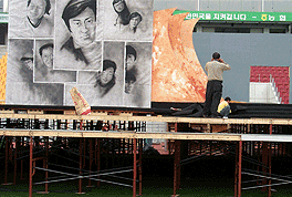 무대설치 과정